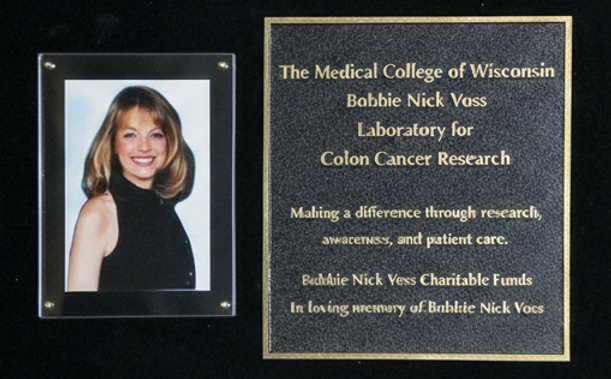 BNV Plaque at MCW lab