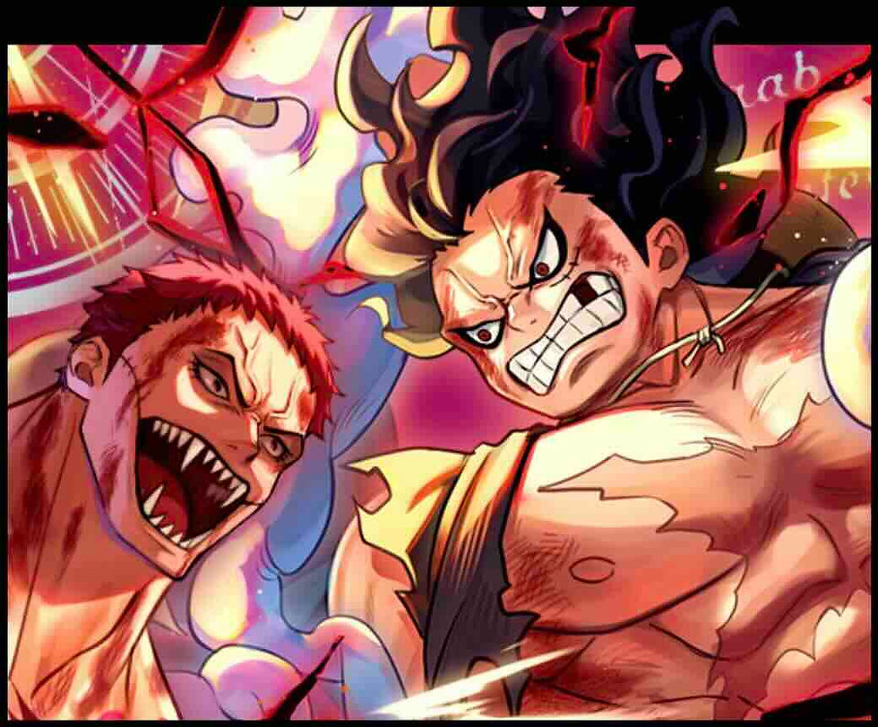 Eye-level view of Buggy the Clown card in One Piece TCG