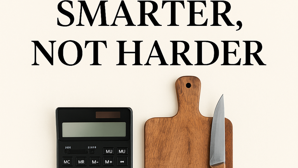 What Finance Taught Me About Cooking Smarter, Not Harder!