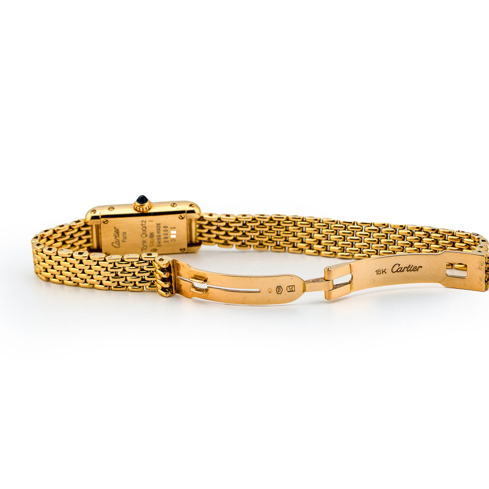 Cartier Tank Cintree  Mini Tank 26702 clasp