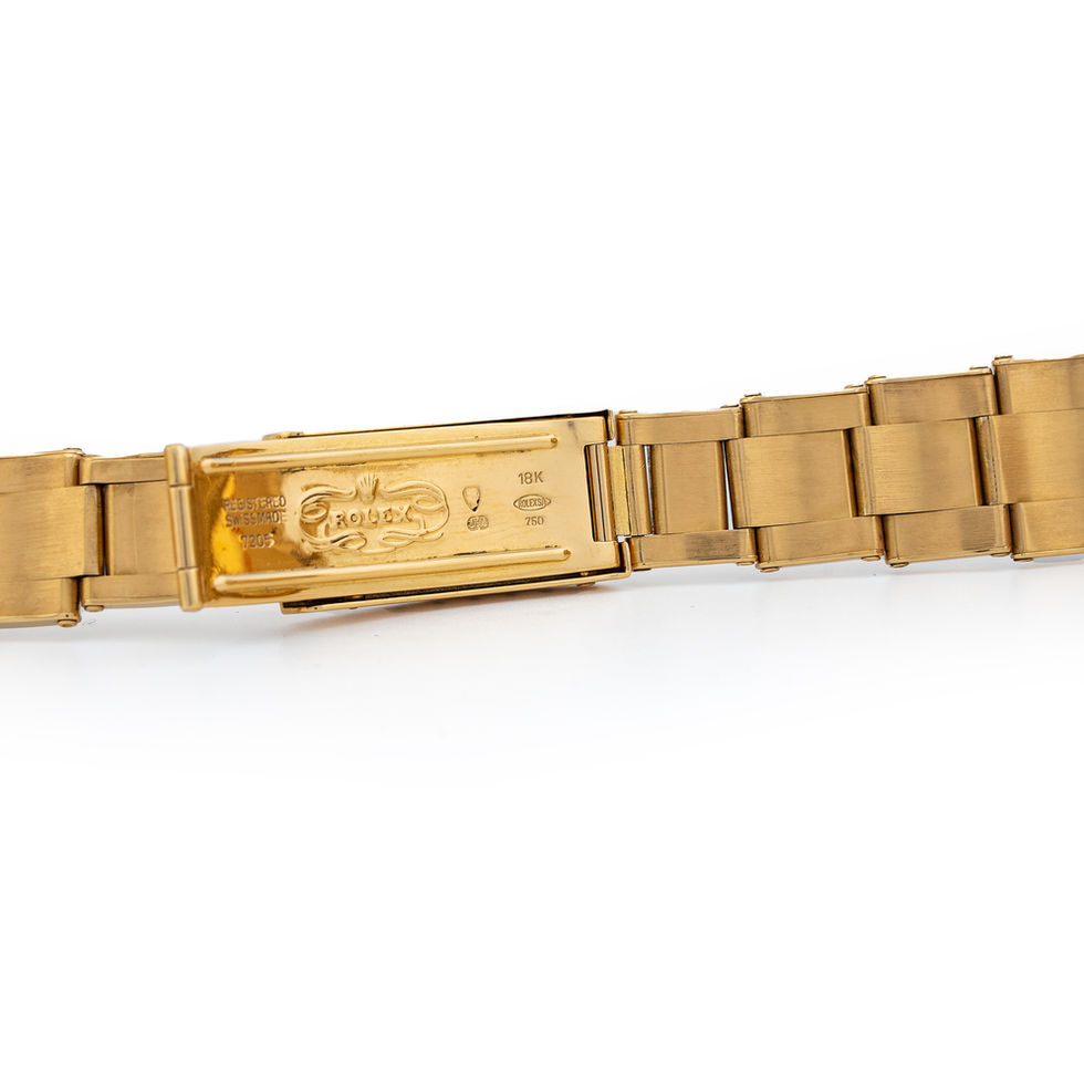 Rolex Yellow Gold Date ref 1501 Rivet Bracelet