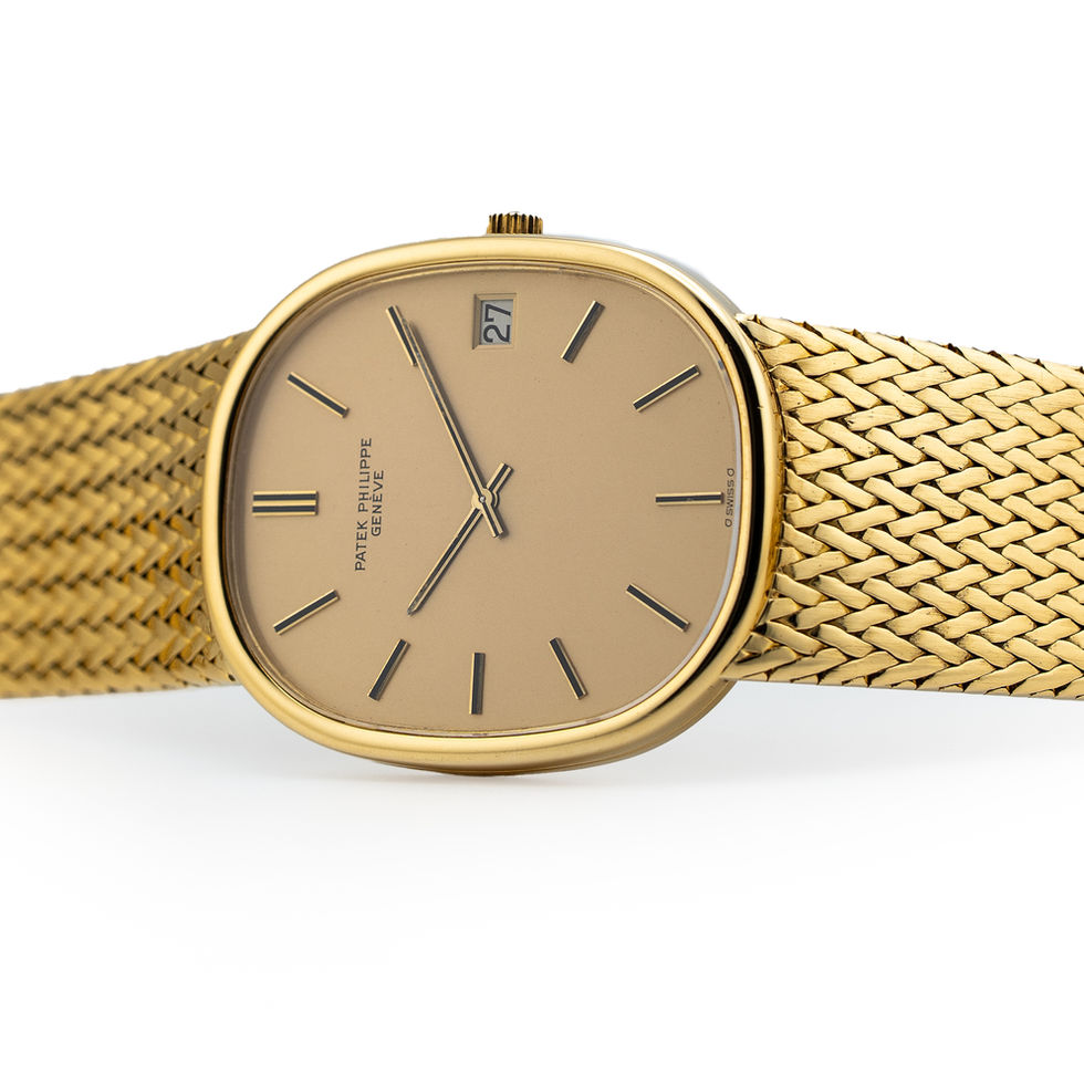 Patek Philippe Jumbo Golden Ellipse Ref. 3605 on side