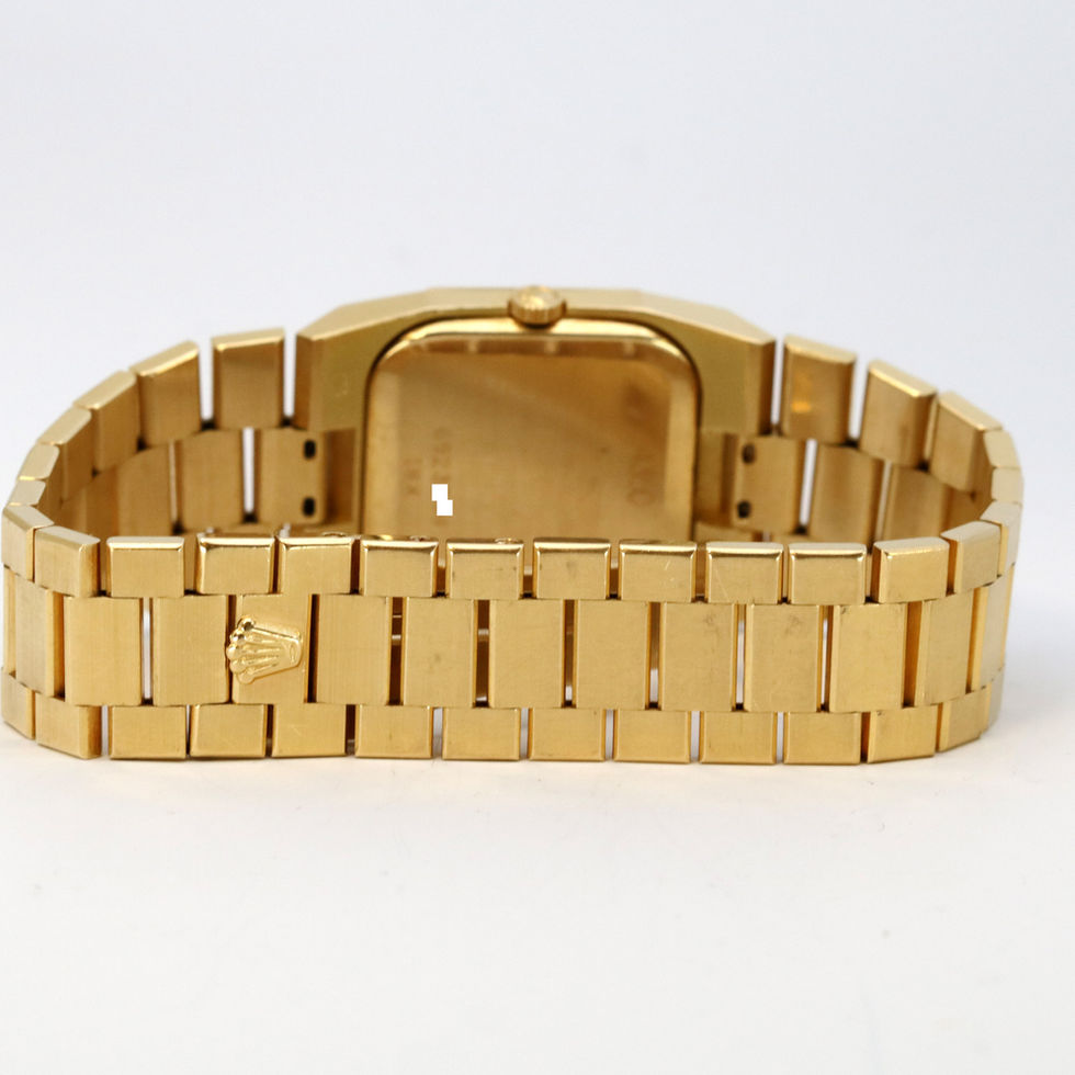 Rolex Cellini Burl Wood Dial Ref. 4350 clasp