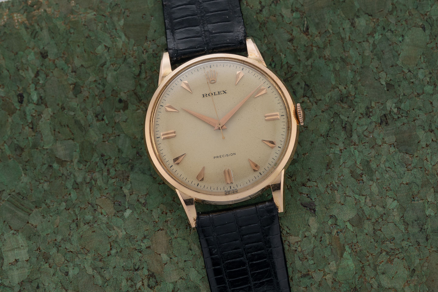 Rolex 18kt Rose Gold Oversized Dress Watch - Ref. 9008 live