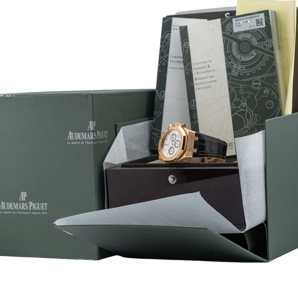 Audemars Piguet Rose Gold Royal Oak Chronograph box