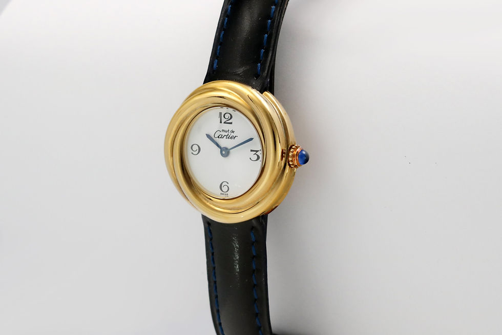 Must De Cartier Trinity Vermeil Ladies - Ref. 2735 crown