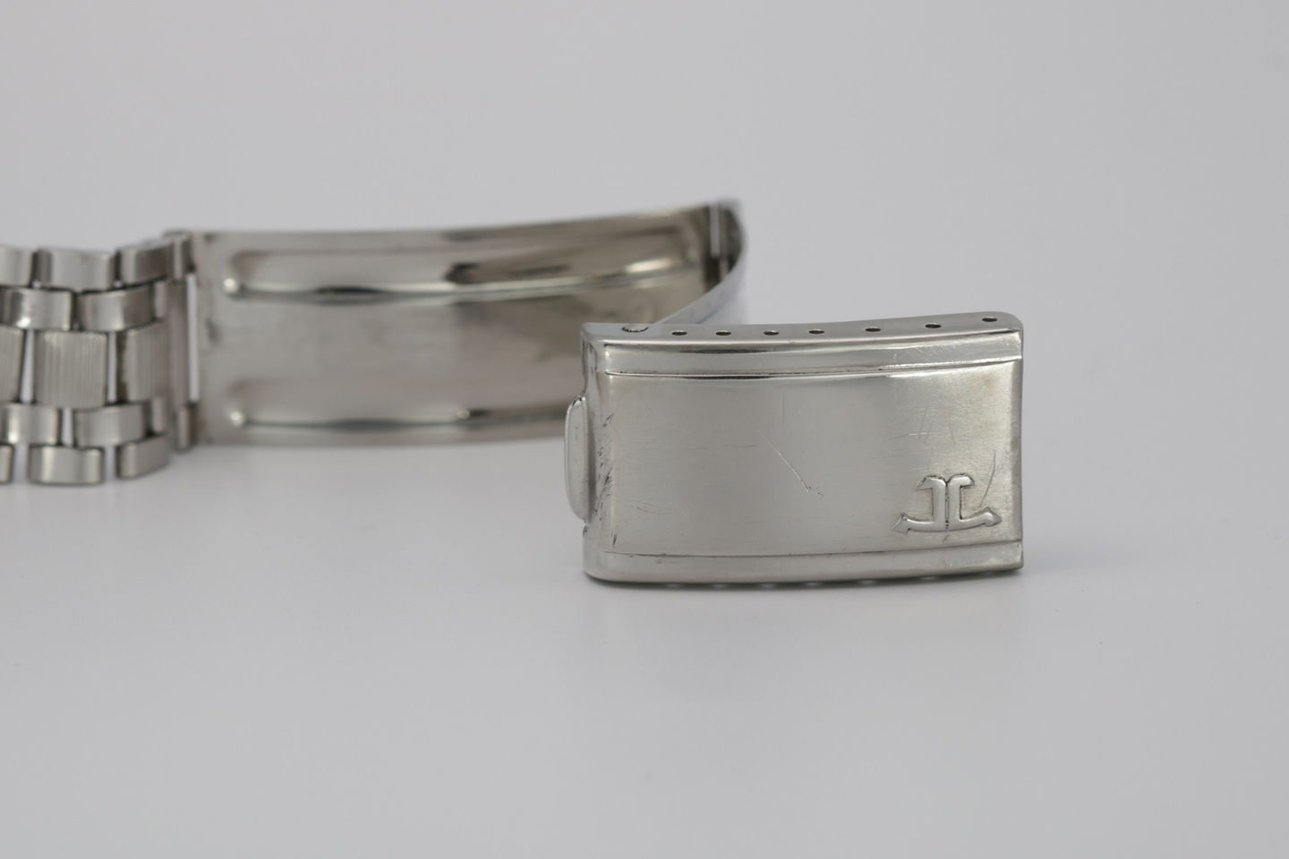 Jaeger LeCoultre Stainless Steel Memovox Ref 855 clasp