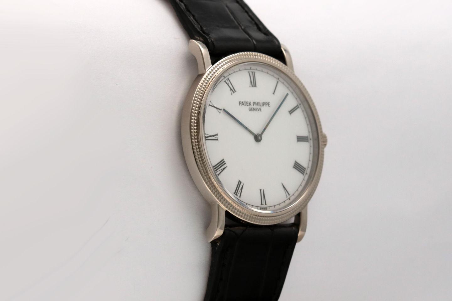 Patek Philippe White Gold Calatrava Ref 3520D side