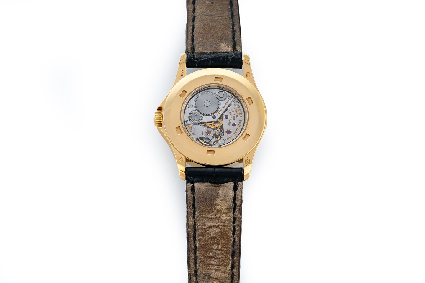 Patek Philippe Yellow Gold Lady's Calatrava Ref. 4905 back strap