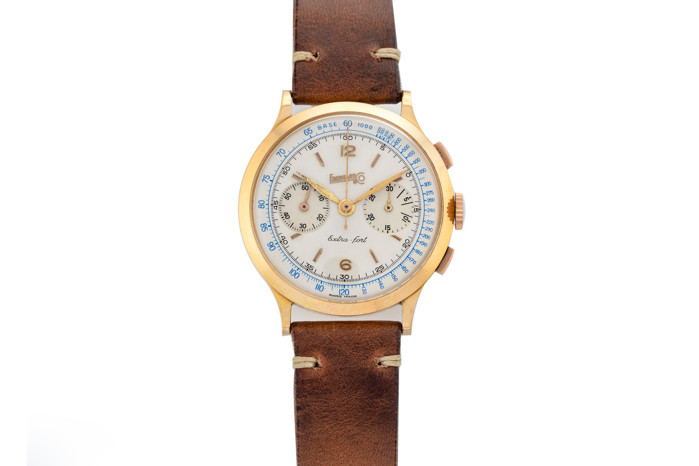 Eberhard & Co. 18kt Yellow Gold Chronograph front