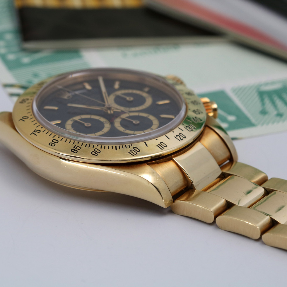 Rolex Yellow Gold 'Zenith' Daytona Ref. 16528 lug