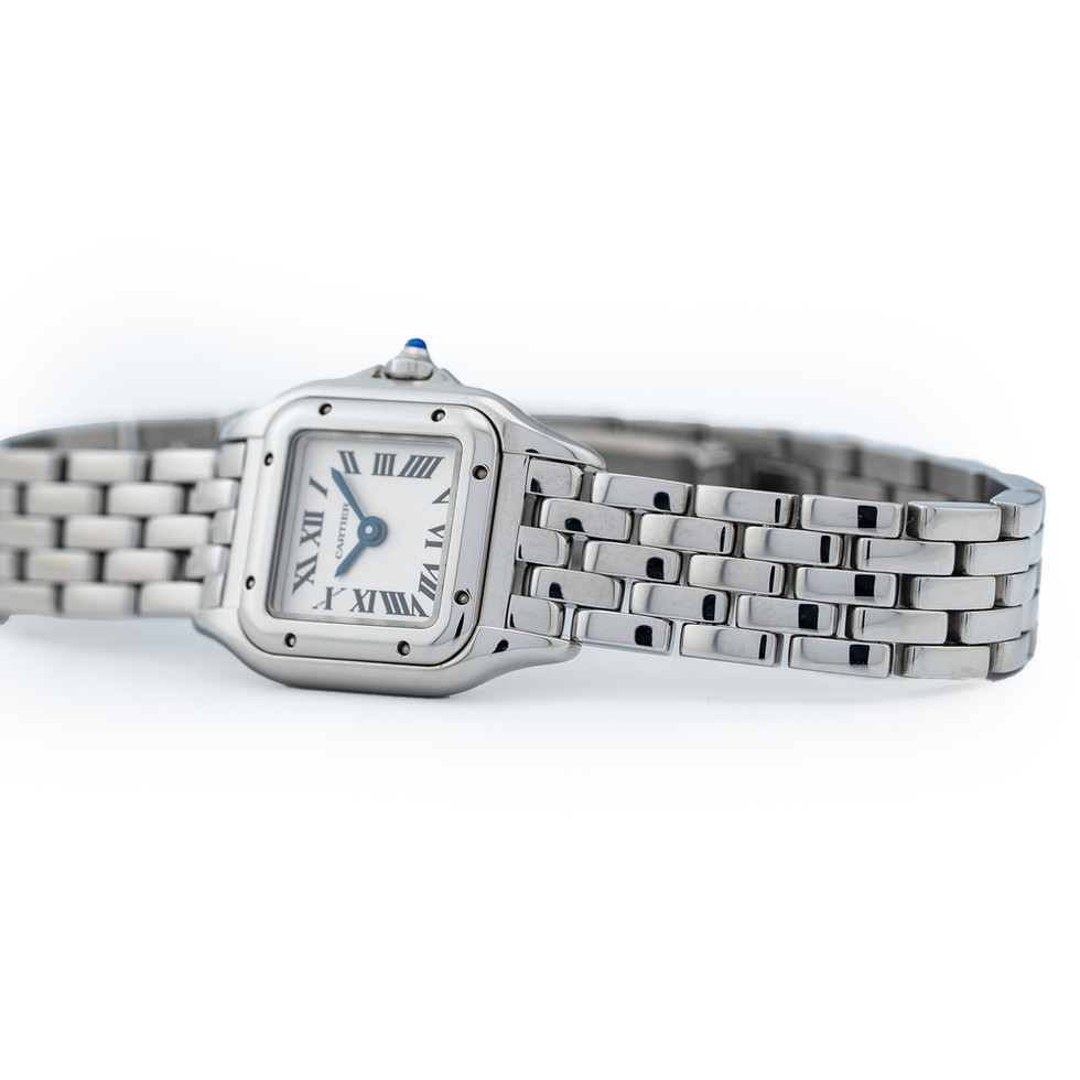 Cartier Stainless Steel Mini Panthere on side