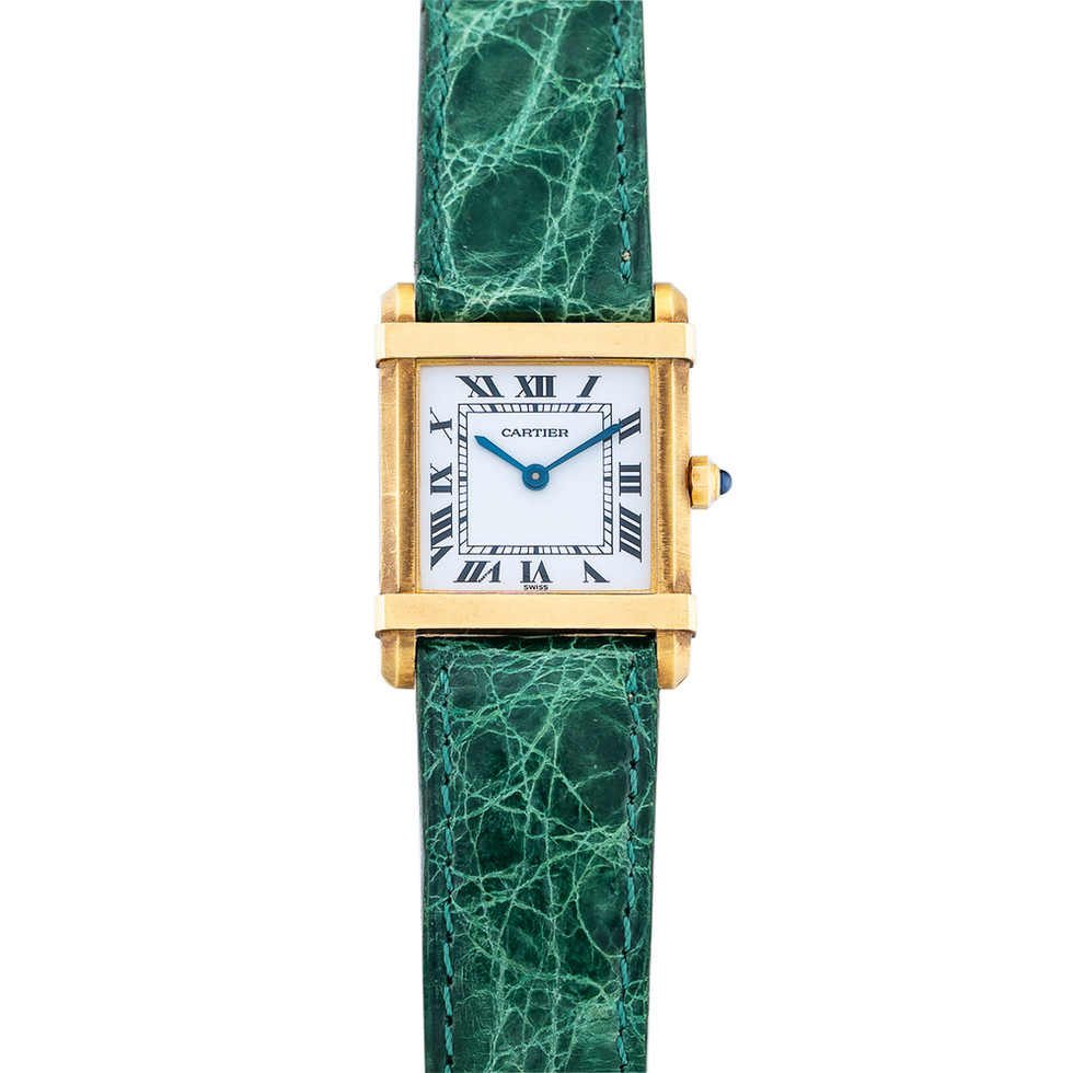 Cartier Ladies Tank Chinoise Ref. 8105 front