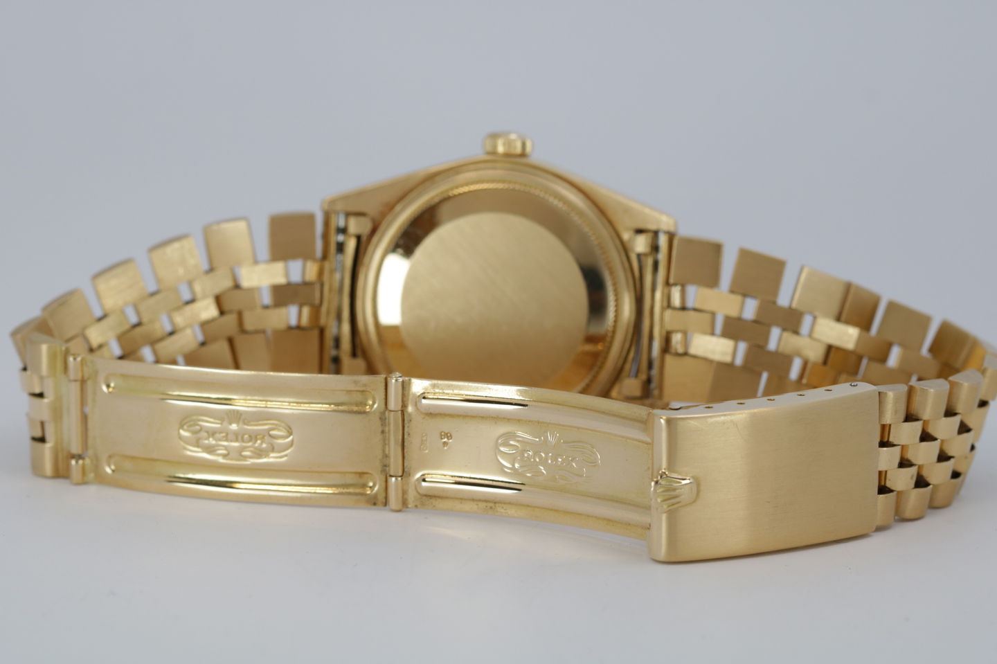 Tropical Rolex Yellow Gold Datejust Ref. 1601 clasp