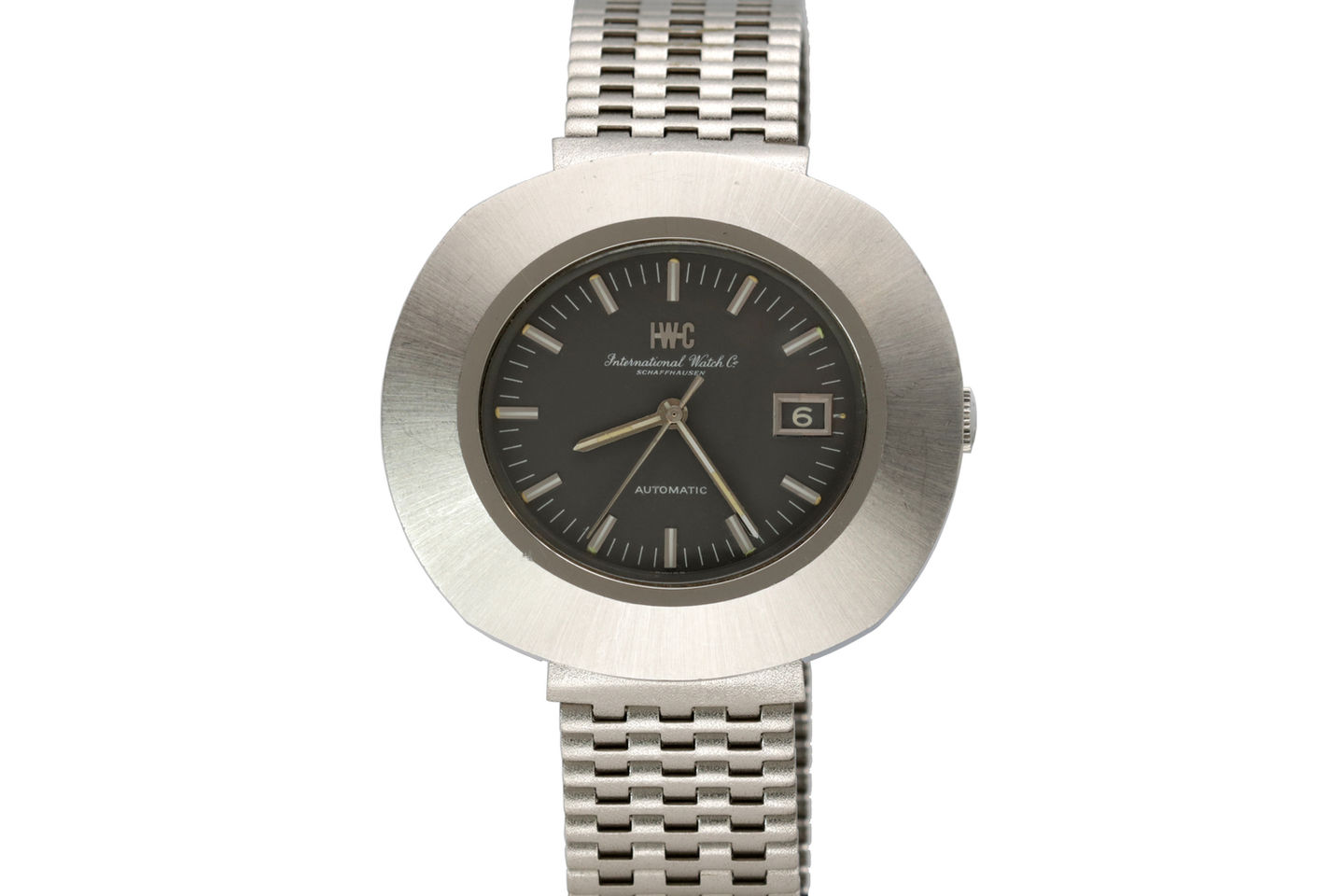 IWC Stainless Steel "Flying Saucer" Ref. 1873 front
