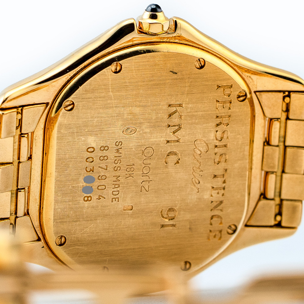 Cartier 18kt Yellow Gold Cougar Ref. 887904 back