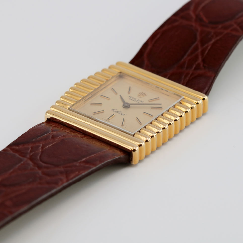 Rolex Cellini King Midas "Ribbed Asymmetric" Ref. 4015 lug side