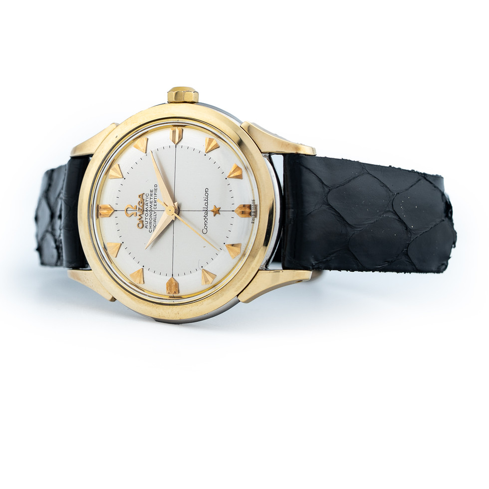 Omega Gold Plated Constellation Ref. 2852-4SC on side