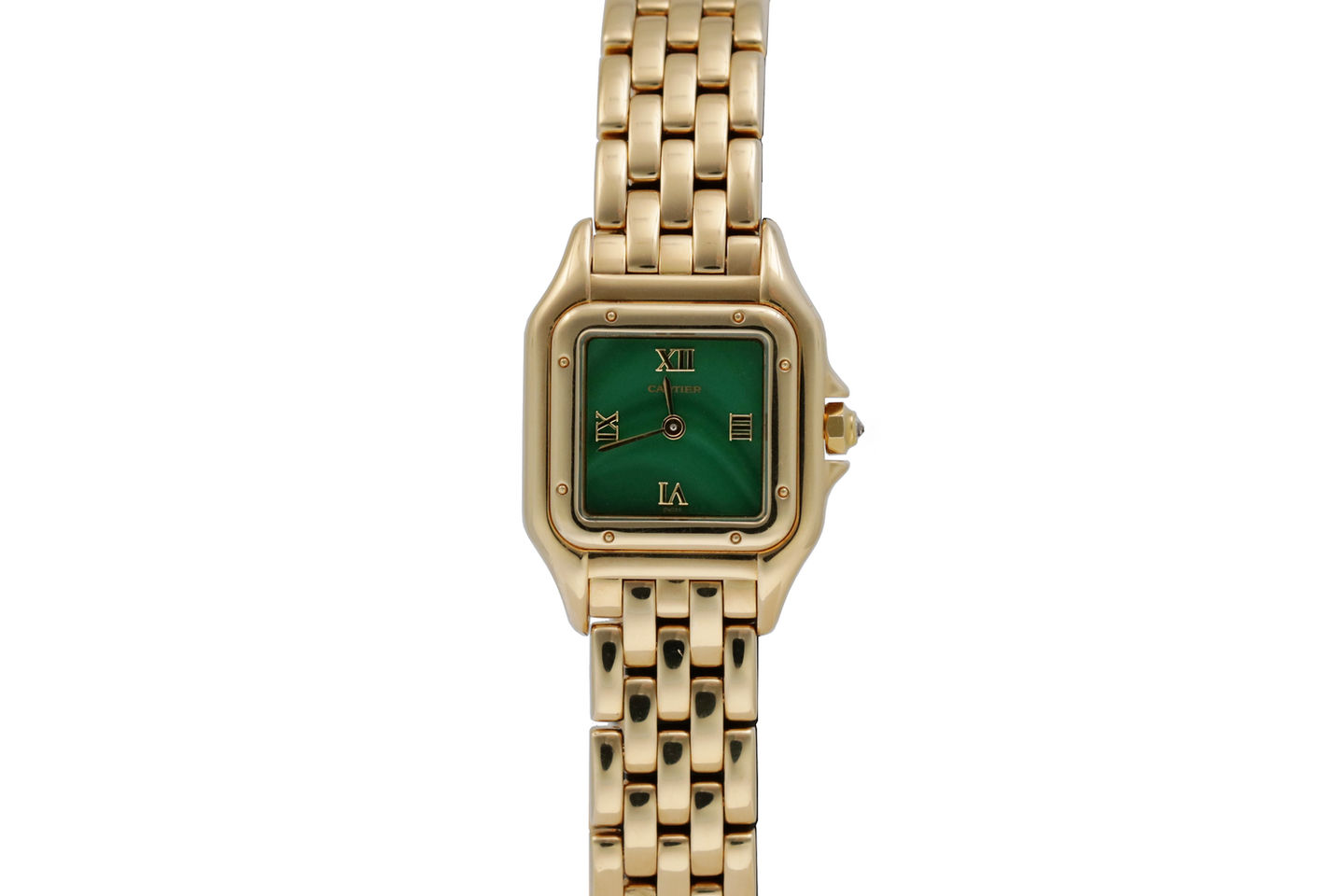 Cartier Ladies Panthere with Rare Malachite Dial Ref. 1280 2 front