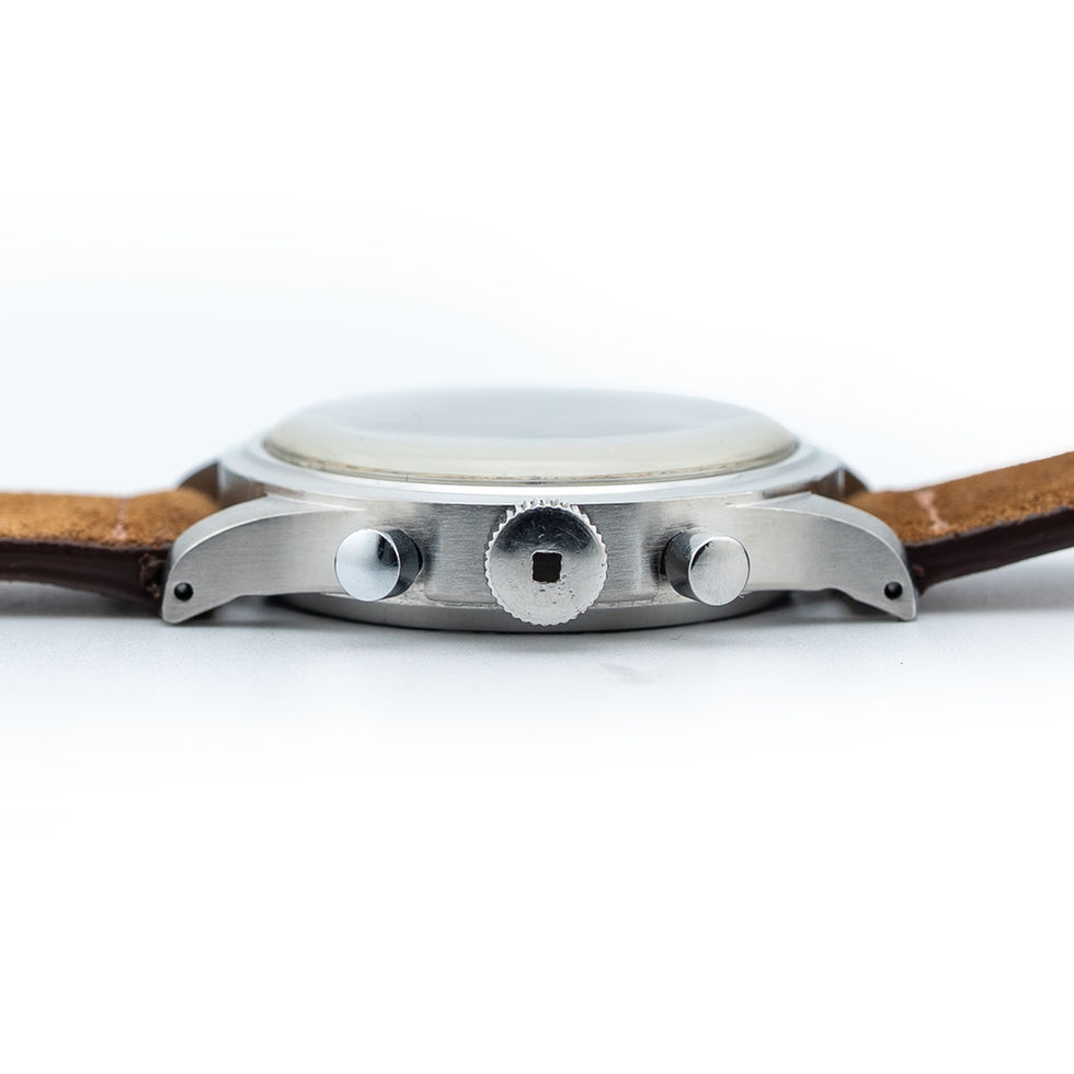 Breitling 'Clam Shell' Case Chronograph 1940's crown