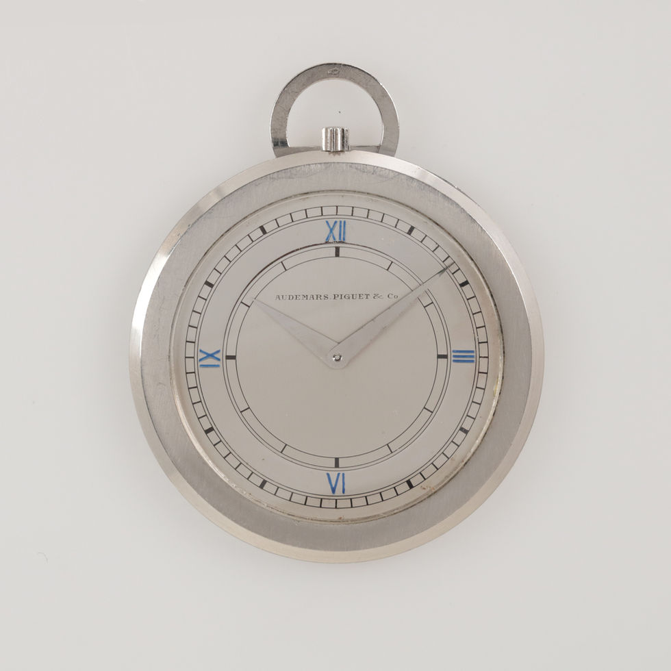 Audemars Piguet Sector Dial Platinum Pocket Watch