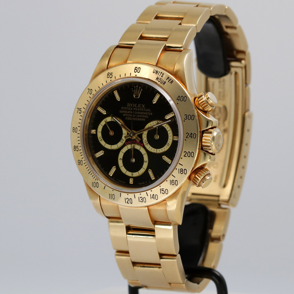 Rolex Yellow Gold 'Zenith' Daytona Ref. 16528 crown
