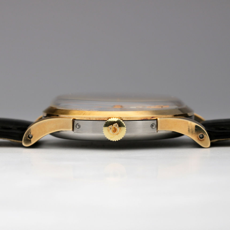 NOS Omega Cosmic Triple Calendar Moonphase crown 2