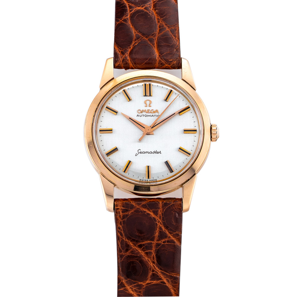 Omega Pink Gold Seamaster Ref. 165013-62 Front