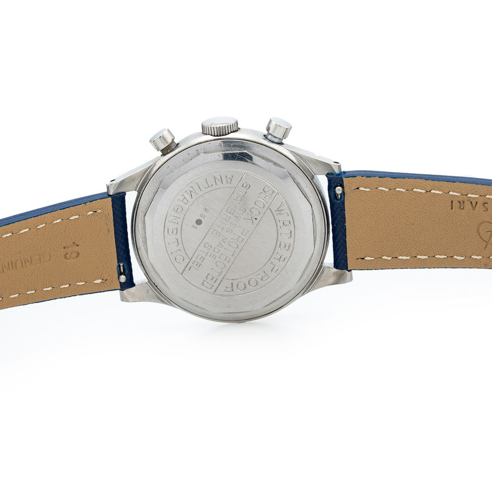 Philippe Watch Stainless Steel Chronograph back