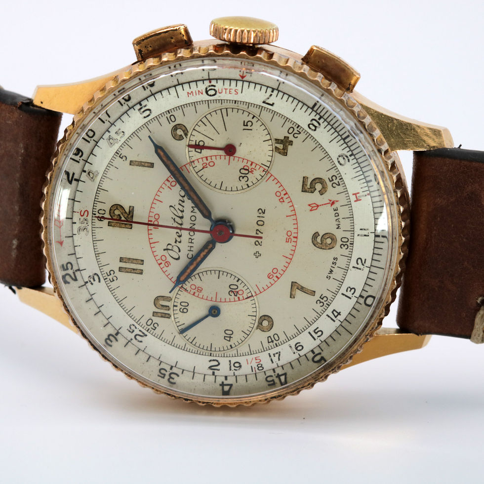 Breitling Pink Gold Chronomat Ref. 769 dial
