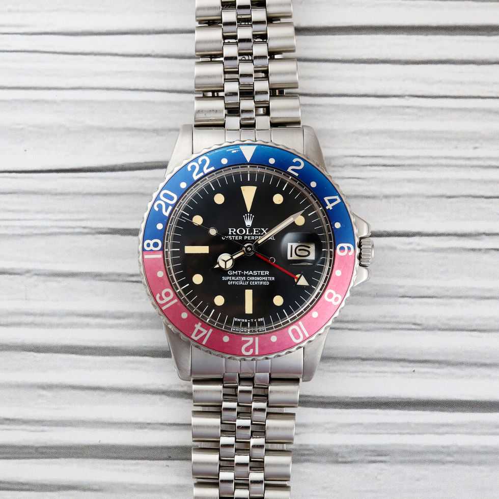 Rolex GMT Master Ref. 1675 - Radial Dial live
