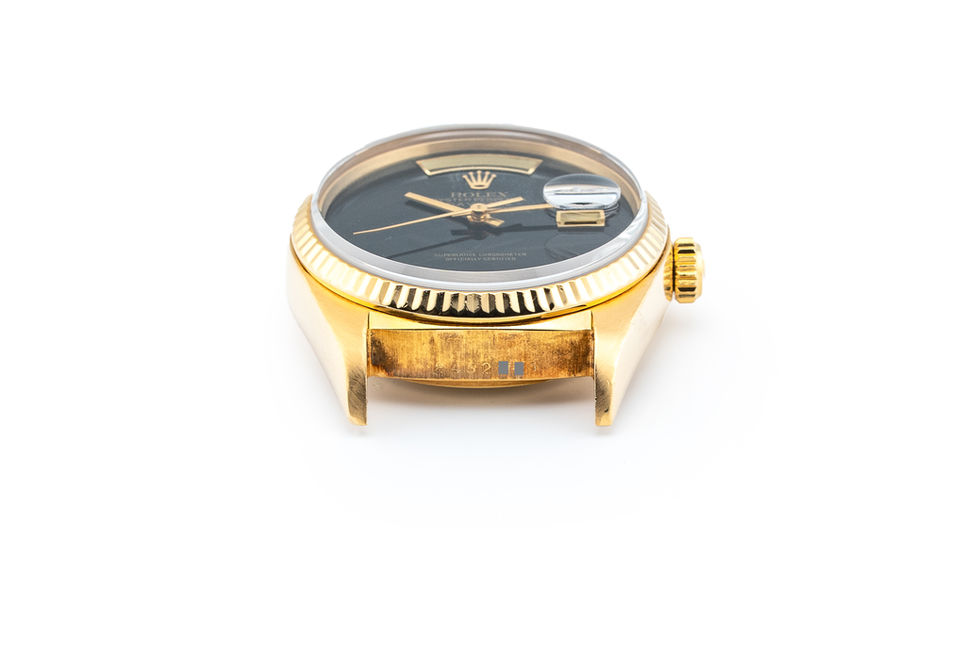Rolex President ref 18038 18KYG Black Gilt Dial