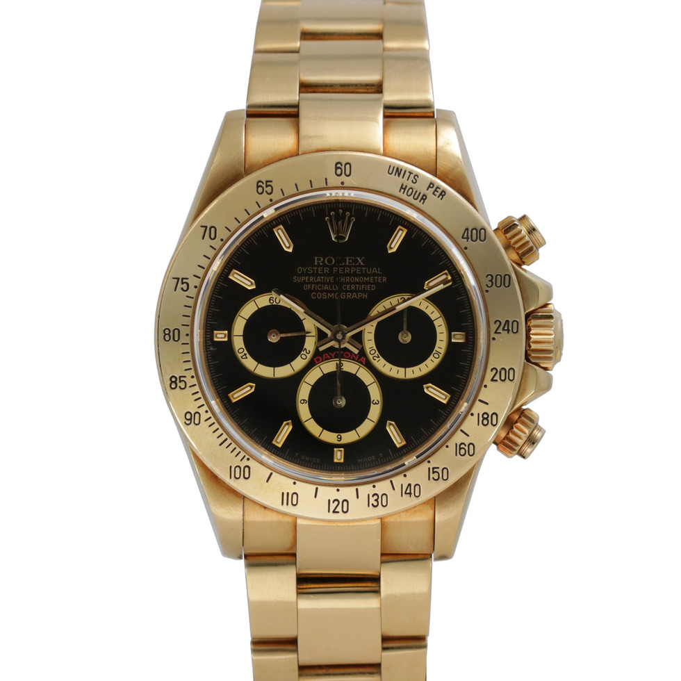 Rolex Yellow Gold 'Zenith' Daytona Ref. 16528 front