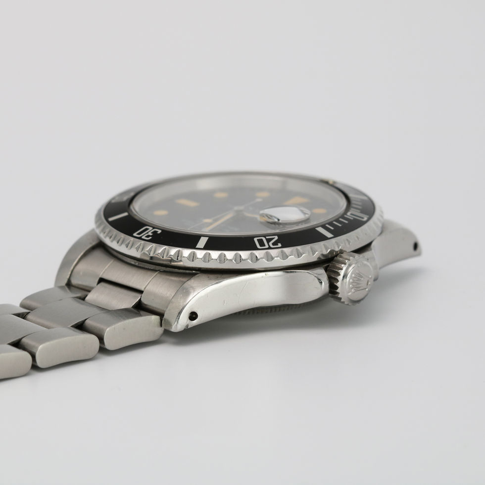 Rolex Stainless Steel Submariner Date Ref 16800 lug crown