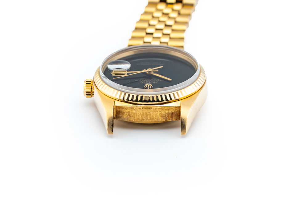 Rolex President ref 18038 18KYG Black Gilt Dial