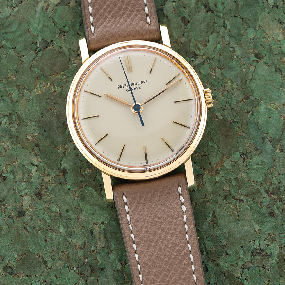 Patek Philippe Yellow Gold Calatrava Ref. 3423 live