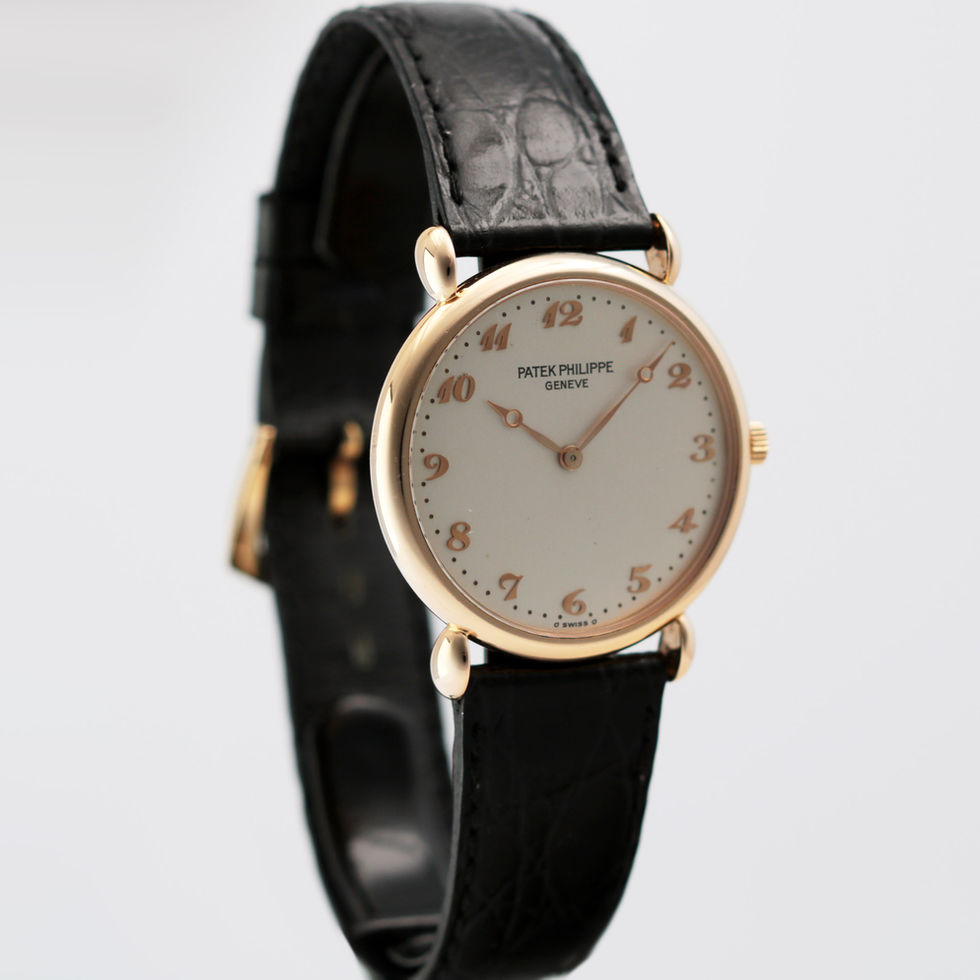 Patek Philippe Calatrava Rose Gold Ref 3820R side