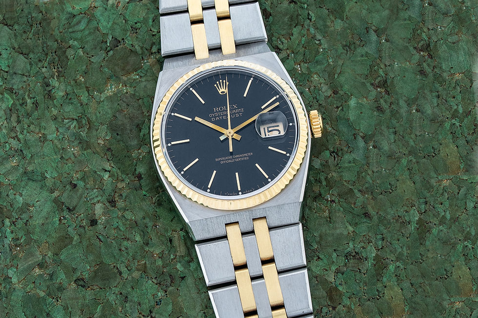 Rolex Two-Tone Oysterquartz Datejust Ref. 17013 live