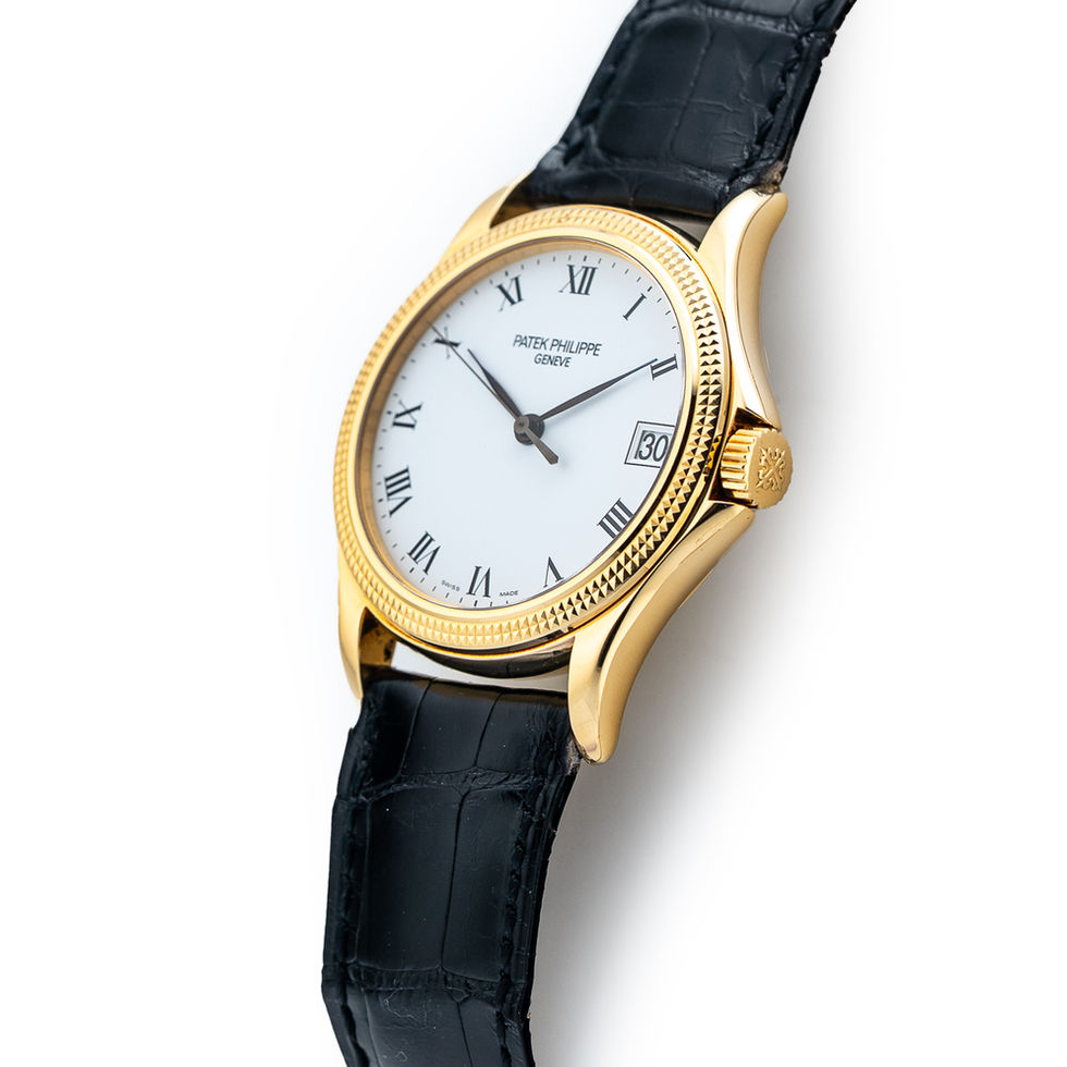 Patek Philippe Calatrava ref 5117 YG crown