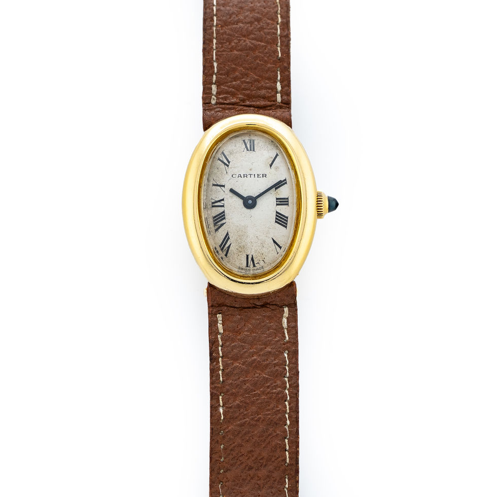 Bueche-Girod for Cartier Gold Baignoire ref 7743-3 front