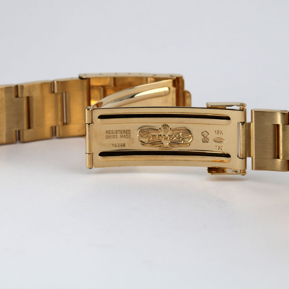 Rolex Cosmograph Daytona "Zenith" Yellow Gold Ref 16528 bracelet back