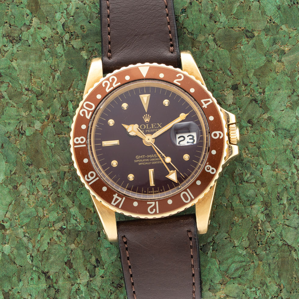 Rolex Gold GMT Master reference 1675 live