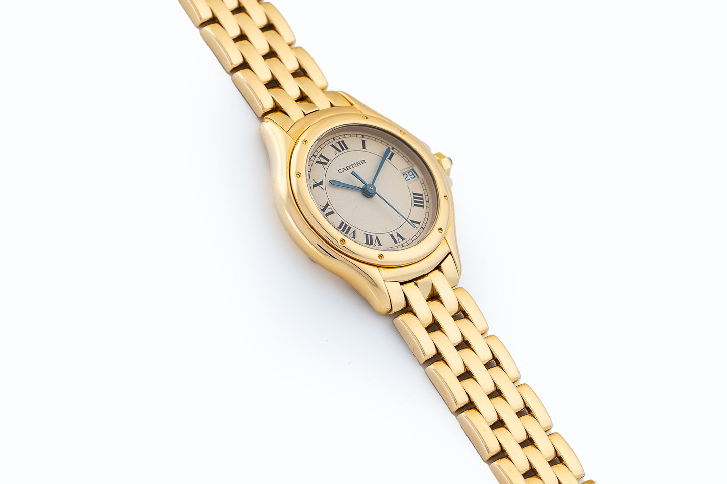 Cartier 18kt Yellow Gold Ladies Cougar Ref. 887906 side
