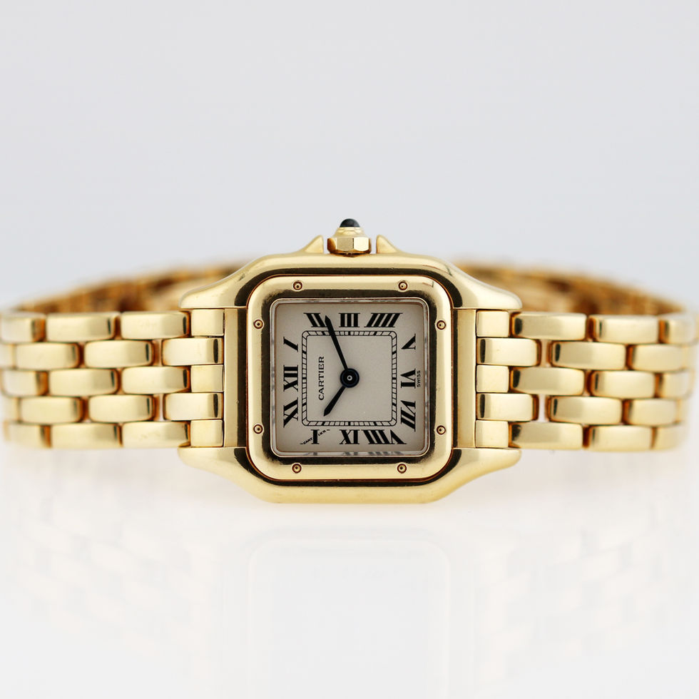 Cartier Ladies 18kt Yellow Gold Panthere Ref. 1070 2 on side