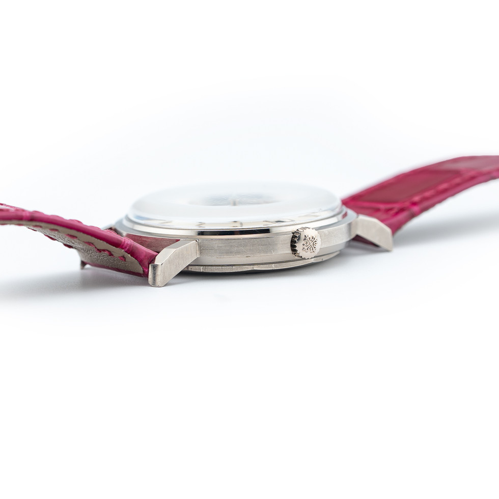 Patek Philippe White Gold Calatrava Ref. 3445 side