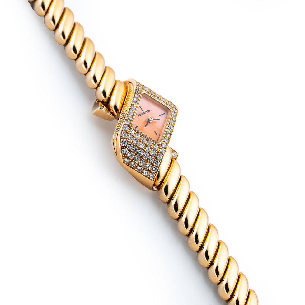Audemars Piguet Ladies Pink Gold MOP Cocktail Watch