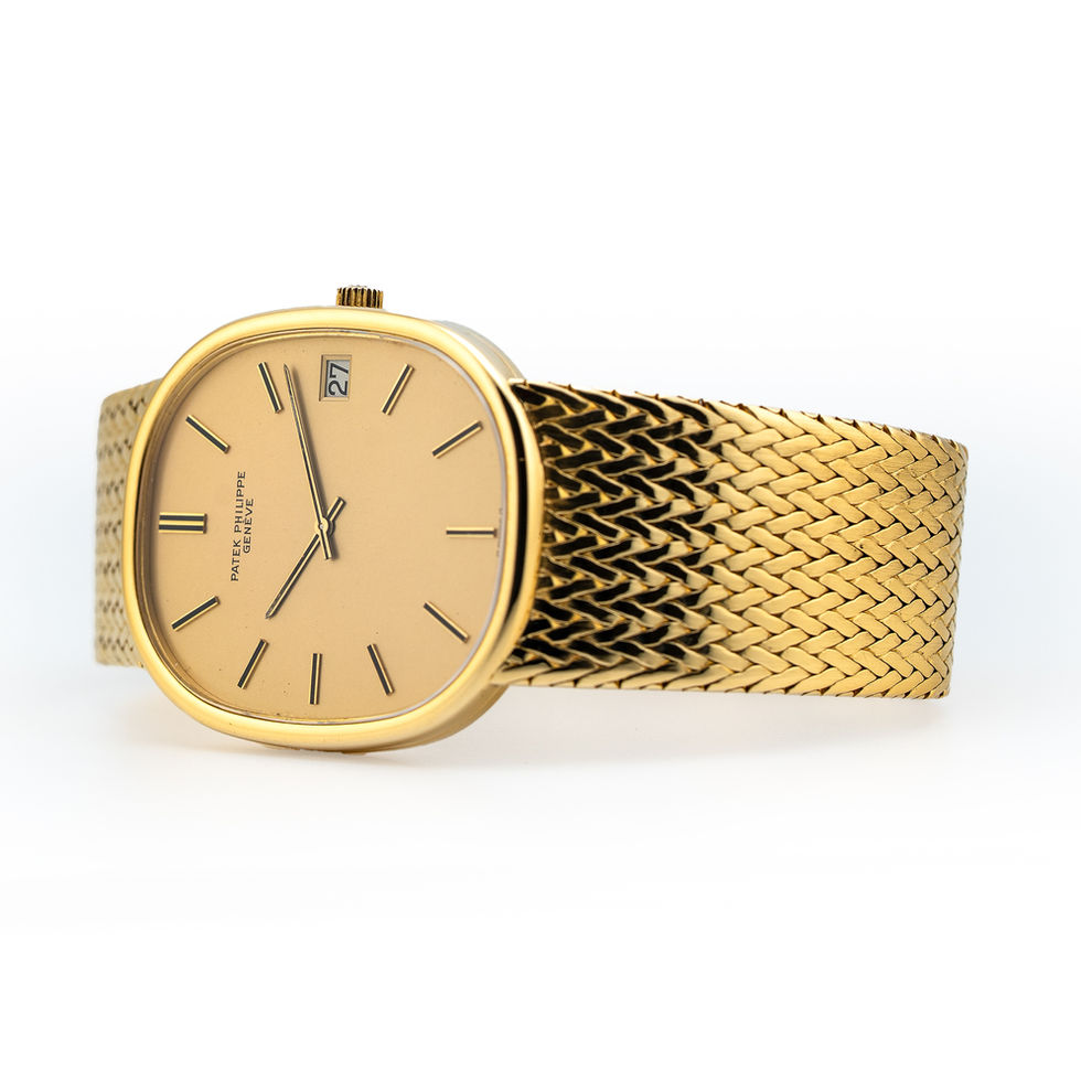 Patek Philippe Jumbo Golden Ellipse Ref. 3605 on side