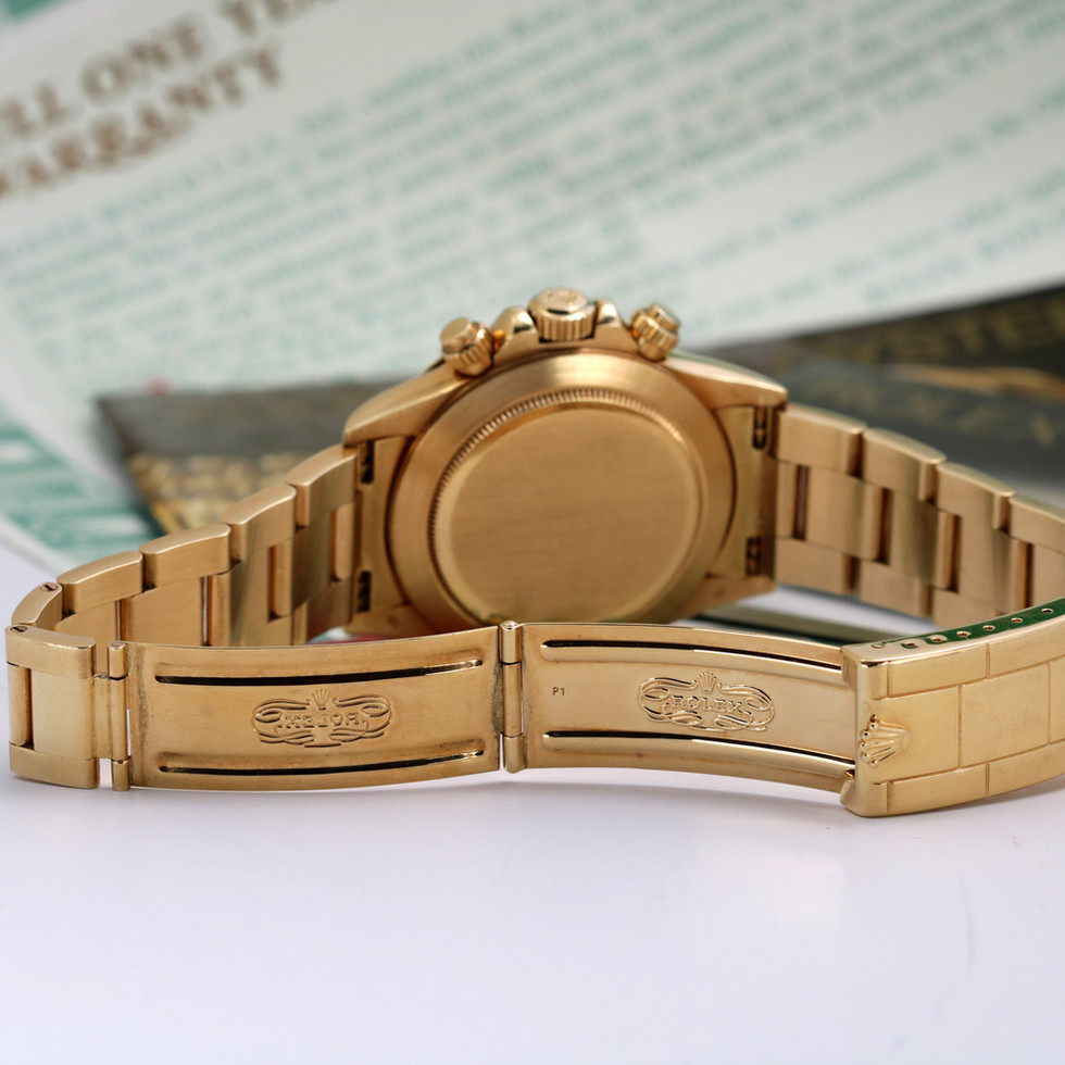 Rolex Yellow Gold 'Zenith' Daytona Ref. 16528 clasp 3
