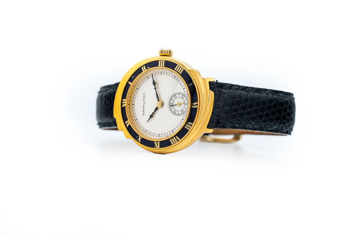 Hamilton Spur Reissue Ref 6218 on side