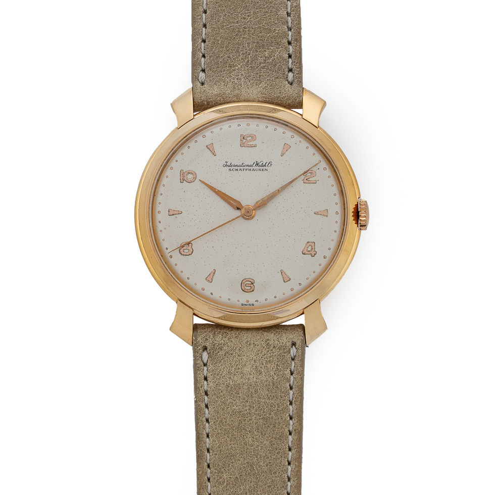 IWC Pink Gold Dress Watch Ref. 521 front